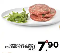 Extra Supermercati Hamburger di suino con provola e rucola offerta