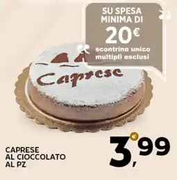 Extra Supermercati Caprese al cioccolato offerta