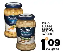 Extra Supermercati Cirio legumi lessati vari tipi offerta