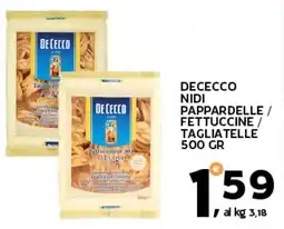 Dececco nidi pappardelle / fettuccine / tagliatelle