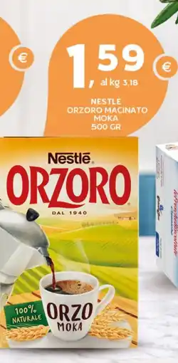 Extra Supermercati Nestlé orzoro macinato MOKA offerta