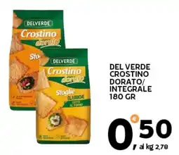 Del verde crostino dorato/ integrale