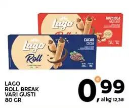 Extra Supermercati Lago roll break vari gusti offerta