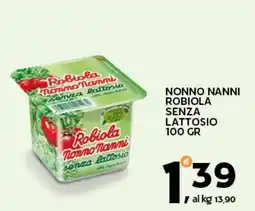 Extra Supermercati Nonno nanni robiola senza lattosio offerta