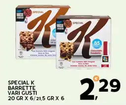 Extra Supermercati Special k barrette vari gusti offerta