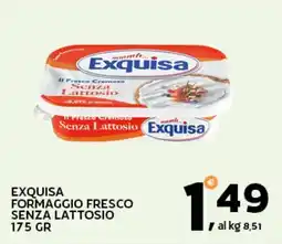Extra Supermercati Exquisa formaggio fresco senza lattosio offerta