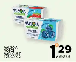 Extra Supermercati Valsoia yosoi vari gusti offerta