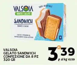 Extra Supermercati Valsoia gelato sandwich confezione offerta