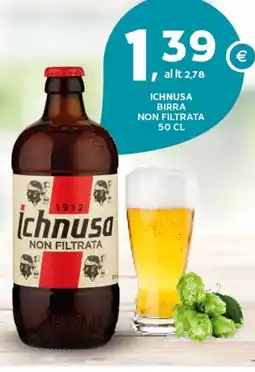 Extra Supermercati Ichnusa birra non filtrata offerta
