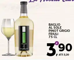 Baglio al sole pinot grigio friuli