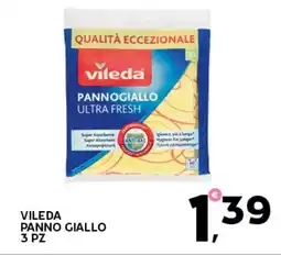 Extra Supermercati Vileda panno giallo offerta