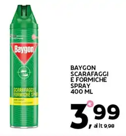 Extra Supermercati Baygon scarafaggi e formiche spray offerta