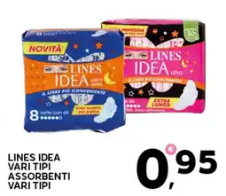 Extra Supermercati Lines idea vari tipi assorbenti vari tipi offerta
