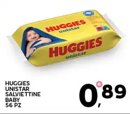Extra Supermercati Huggies unistar salviettine offerta