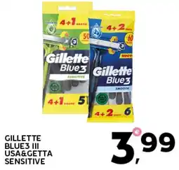 Extra Supermercati Gillette blue3 iii usa&getta sensitive offerta