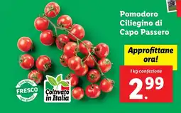 Lidl Pomodoro Ciliegino di Capo Passero offerta
