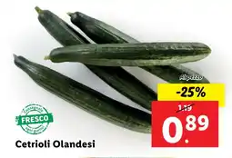 Lidl Cetrioli Olandesi offerta