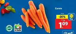 Lidl Carote offerta