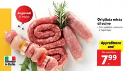 Lidl Grigliata mista di suino offerta