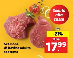 Lidl Scamone di bovino adulto scottona offerta