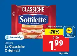 Sottilette Le Classiche Originali