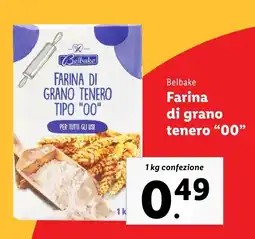 Lidl Belbake Farina di grano tenero "00" offerta