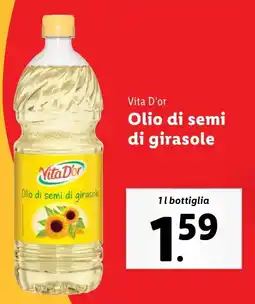 Lidl Vita D'or Olio di semi di girasole offerta