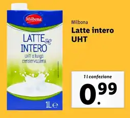 Lidl Milbona Latte intero UHT offerta