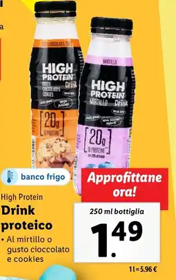High Protein Drink proteico