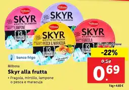 Lidl Milbona Skyr alla frutta offerta