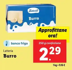 Lidl Latteria Burro offerta