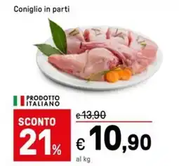 Iper La Grande Coniglio in parti offerta