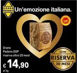 Iper La Grande Grana Padano DOP riserva oltre 20 mesi offerta