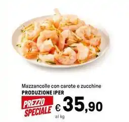 Iper La Grande Mazzancolle con carote e zucchine PRODUZIONE IPER offerta