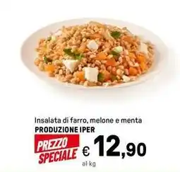 Iper La Grande Insalata di farro, melone e menta PRODUZIONE IPER offerta