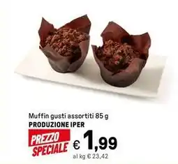 Iper La Grande Muffin gusti assortiti PRODUZIONE IPER offerta