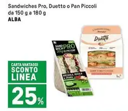 Iper La Grande Sandwiches Pro, Duetto o Pan Piccoli ALBA offerta