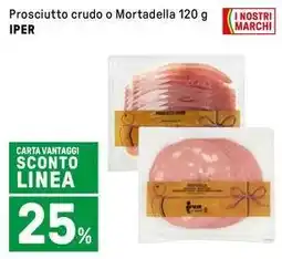 Iper La Grande Prosciutto crudo o Mortadella IPER offerta