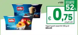 Iper La Grande Yogurt gusti assortiti MÜLLER offerta