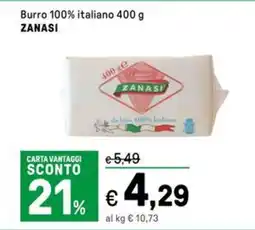 Iper La Grande Burro 100% italiano ZANASI offerta