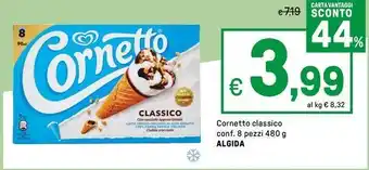 Iper La Grande Cornetto classico ALGIDA offerta