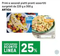Iper La Grande Primi e secondi piatti pronti assortiti surgelati ARTICA offerta