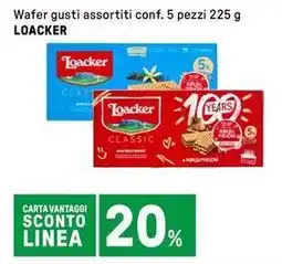 Iper La Grande Wafer gusti assortiti LOACKER offerta