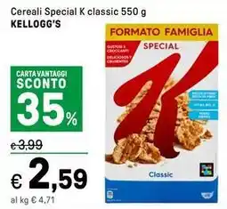 Iper La Grande Cereali Special K classic KELLOGG'S offerta