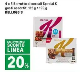 Iper La Grande 4 o 6 Barrette di cereali Special K gusti assortiti KELLOGG'S offerta
