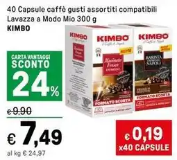 Iper La Grande 40 Capsule caffè gusti assortiti compatibili Lavazza a Modo Mio KIMBO offerta