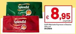 Iper La Grande Caffè Macinato Espresso o Classico SPLENDID offerta