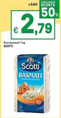 Iper La Grande Riso basmati SCOTTI offerta
