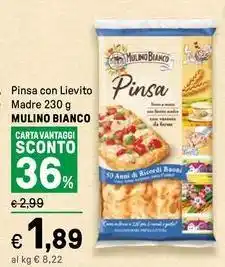 Iper La Grande Pinsa con Lievito Madre MULINO BIANCO offerta