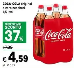 Iper La Grande COCA-COLA original o zero zuccheri offerta